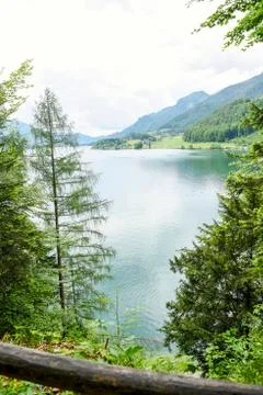 The Lake Side View Stock Photos