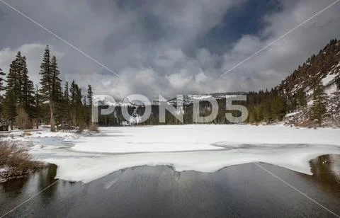 Lake in Sierra Nevada Stock Photos