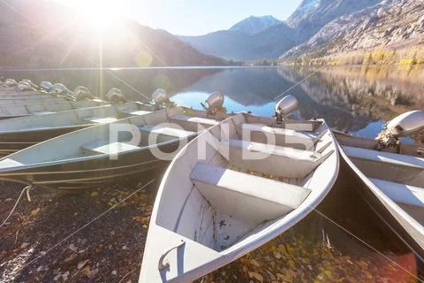 Lake in Sierra Nevada Stock Photos