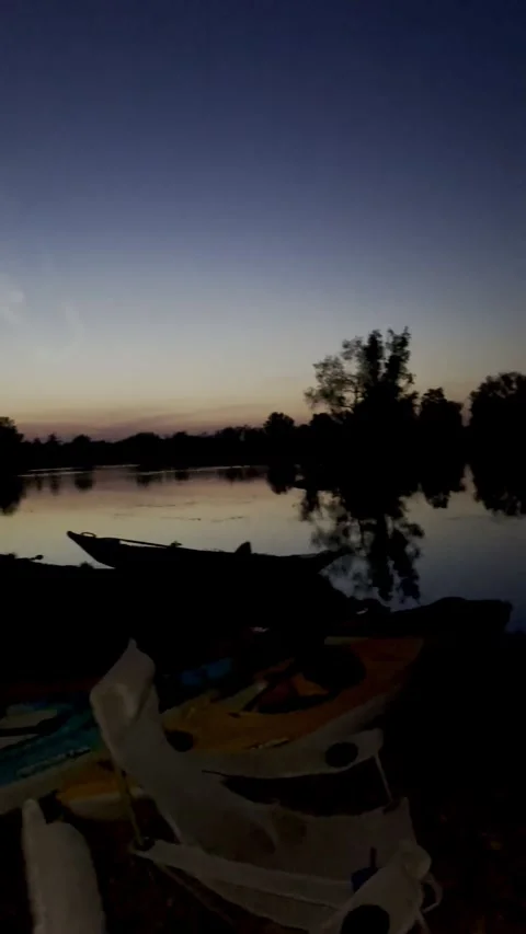 Lake Silhouette Stock Footage 251165959