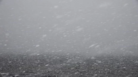 Lake Snow, Blizzard, Winter Video stock 43965476