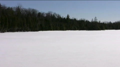 Lake Snow Stock Footage 204006