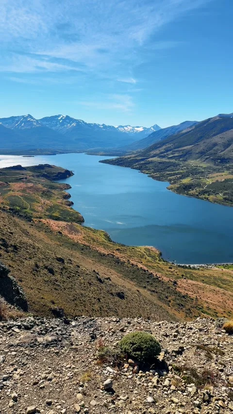 Lake Sofia in Patagonia Video stock 322183554
