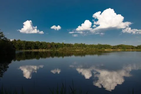 Lake in Sologne Stock Photos