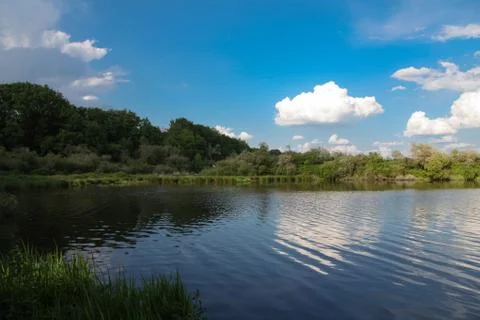 Lake in Sologne Stock Photos