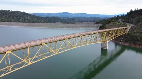 Lake Sonoma Bridge Stock Footage 259894116