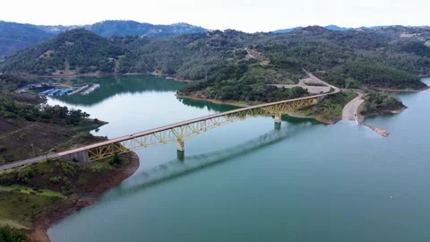 Lake Sonoma Bridge Stock Footage 259895764