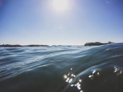 Lake Split-Shot Foto stock
