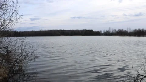 Lake, spring Stock Footage 180637018