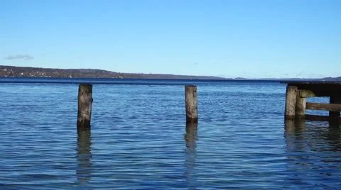 Lake starnberg, upper bavaria, germany Stock Footage 45967595