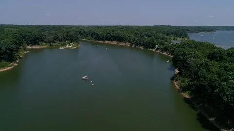 Lake at a State Park Video stock 97045056
