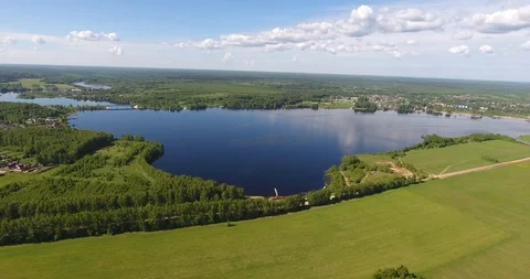 Lake summer day Stock Footage 101663509