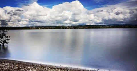 Lake in Summer Foto stock