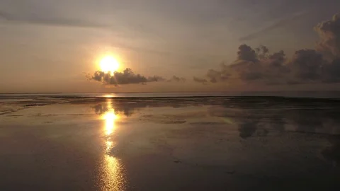 Lake sunrise Stock Footage 79237082
