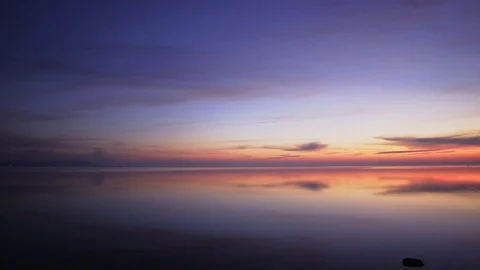 Lake before sunrise Stock Footage 93781920