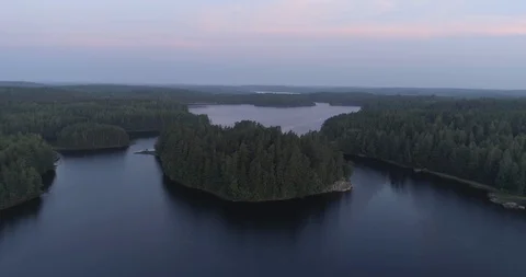 At lake before sunrise Stock Footage 115674157