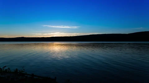 Lake Sunrise Timelapse Stock Footage 57733044