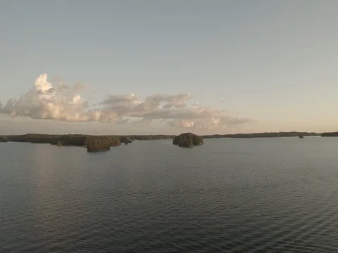 Lake Sunset 02 Stock Footage 77612282