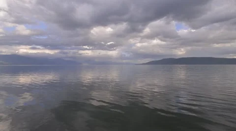 Lake Sunset Stock Footage 41797984