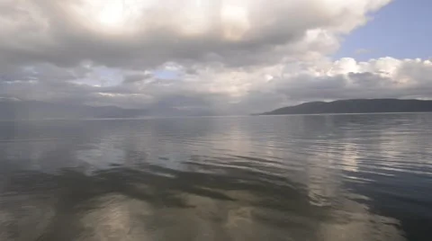 Lake Sunset Stock Footage 41798077