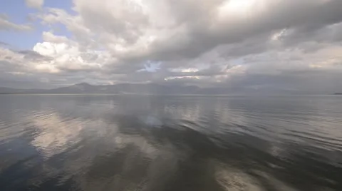 Lake Sunset Stock Footage 41798140