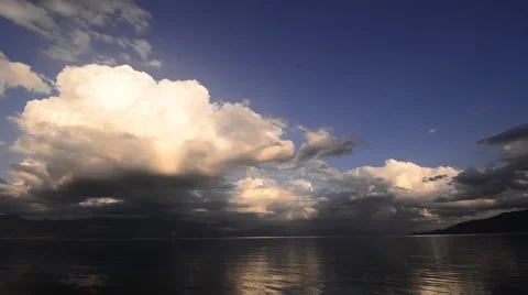 Lake Sunset Stock Footage 41798164