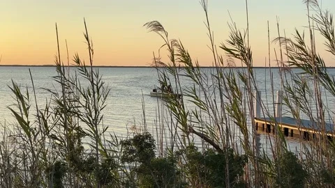 Lake Sunset Stock Footage 231536296