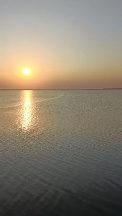 Lake Sunset Video stock 238682762