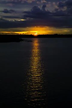 Lake Sunset Stock Photos
