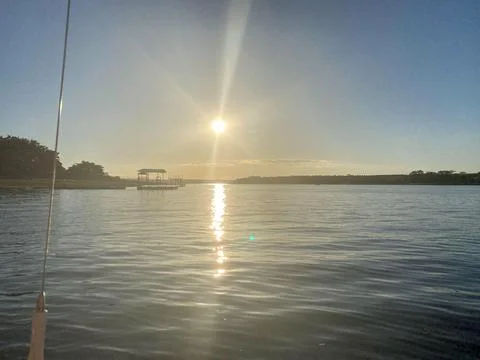 Lake Sunset Stock Photos