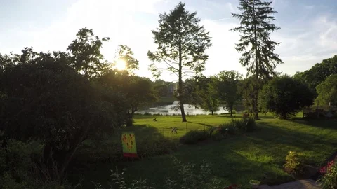 Lake sunset time-lapse Stock Footage 70727954