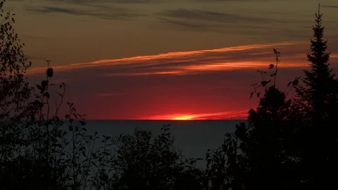 Lake Superior Series- Split Rock Sunrise 스톡 동영상 81644533