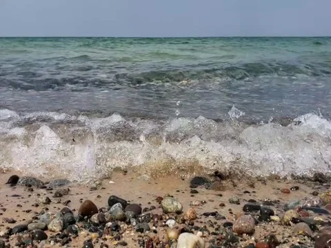 Lake Superior Waves (2) Stock Footage 93850043