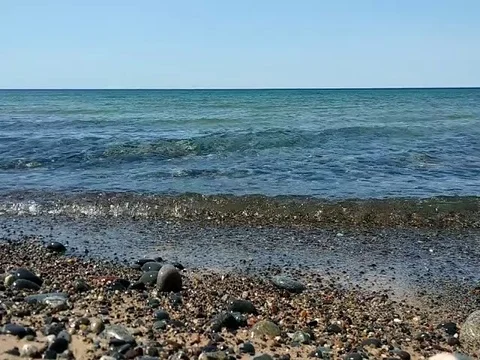 Lake Superior Waves Stock Footage 93850033
