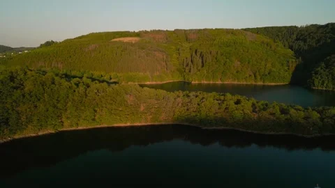 Lake Sure at sunset Stock Footage 246374311