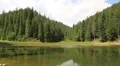 Lake Synevir in Carpathian Mountains of Ukraine HD Footage