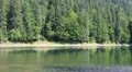 Lake Synevir in Carpathian Mountains of Ukraine HD Footage