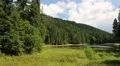 Lake Synevir in Carpathian Mountains, Ukraine HD Footage