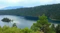 Lake Tahoe 11 Emerald Bay Fannette Island HD Footage