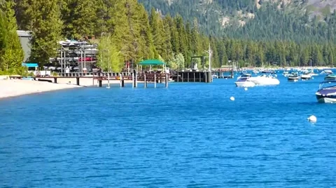 Lake Tahoe Boating 库存影片 40185376