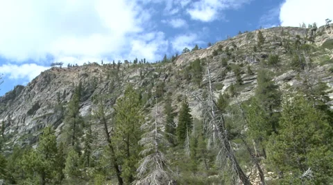 Lake Tahoe-Clouds Mountain Stock Footage 2361733