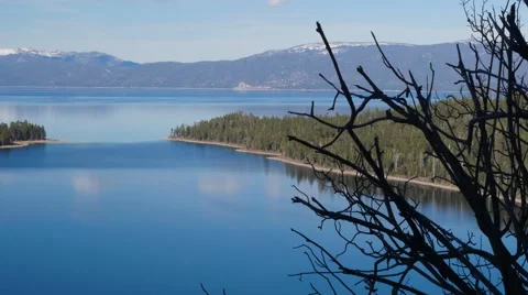 Lake Tahoe, overview Stock Footage 66321389
