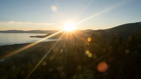 Lake Tahoe Sunset HD 動画素材 89957985