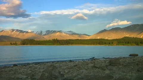 Lake Tekapo Stock Footage 7755784