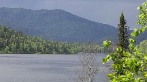 Lake Teletskoye Stock Footage 50826898