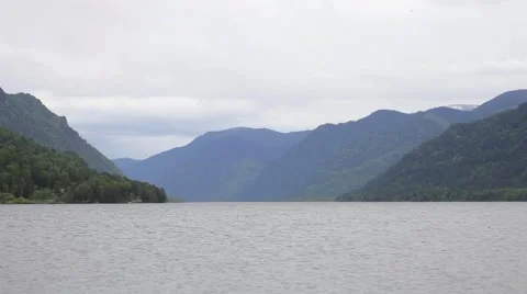 Lake Teletskoye Stock Footage 50871245