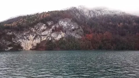 Lake Thun boat trip Stock Footage 247036324