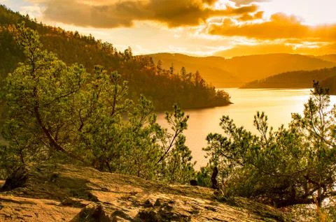 The Lake in Thuringia Stock Photos