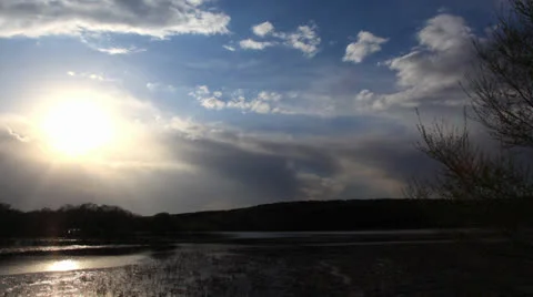 Lake time lapse Stock Footage 24865229