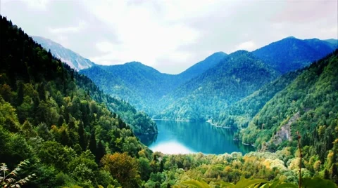 Lake. Time Lapse Stock Footage 68018834